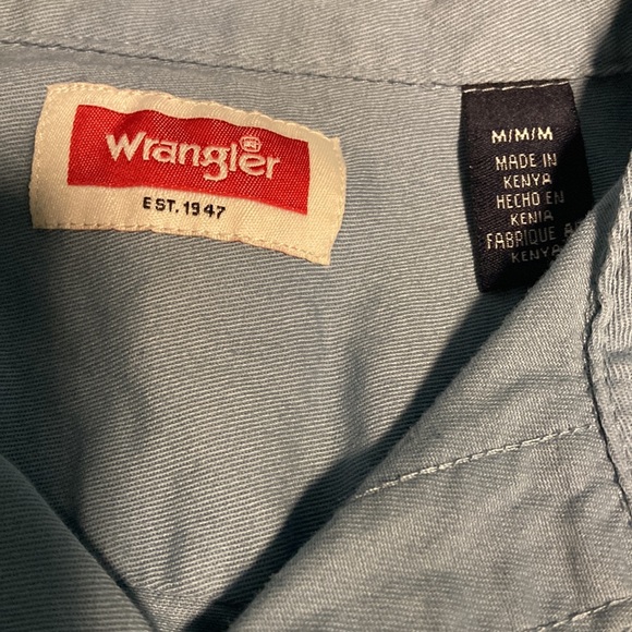 Light blue Wrangler short sleeve - Picture 6 of 8